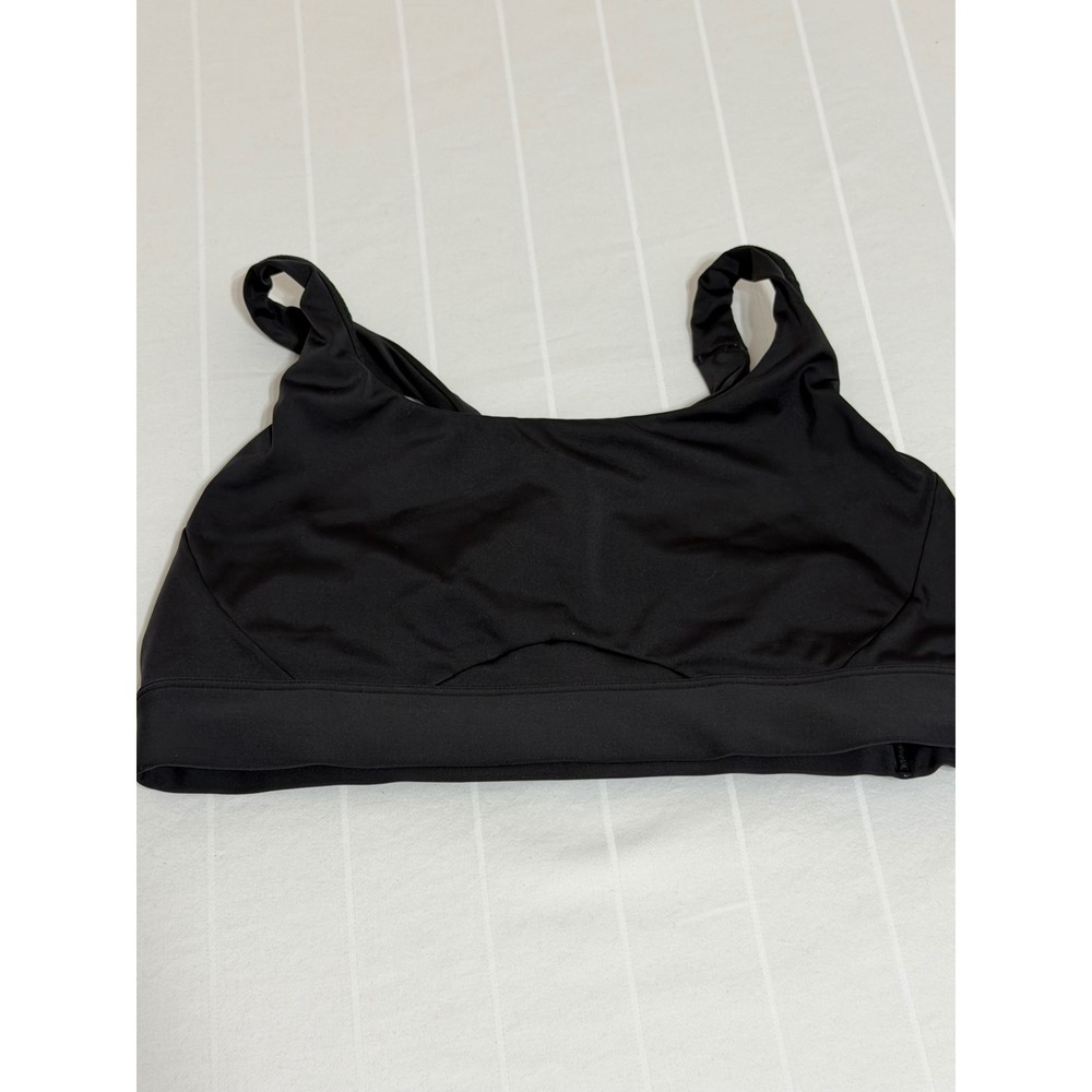 Athleta Black Racerback Twist Back Sports Bra Yoga Gym Top